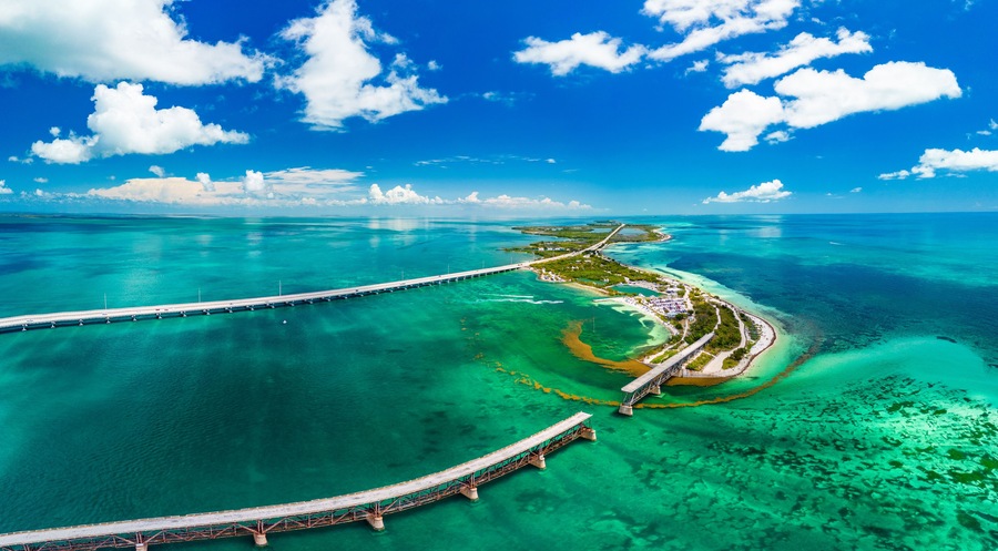 Bahia Honda State Park - Calusa Beach, Florida Keys - tropical beach - USA.