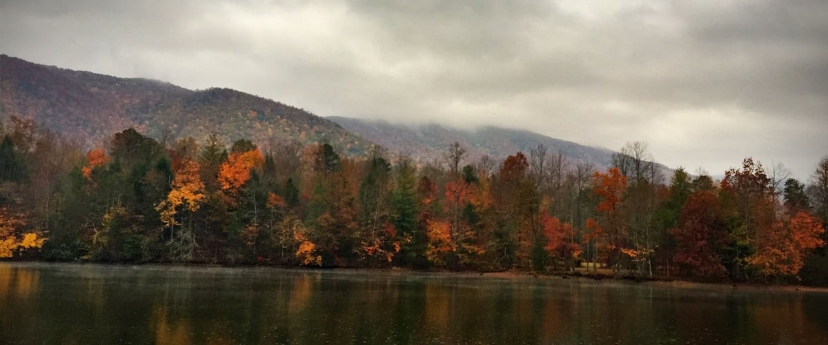 Fall is few weeks away in the Appalachian Mountains. My favorite fall drive is on the Cherohala Skyway. Indian Boundary Lake is a must stop and visit while driving through the Southern Appalachian Mountains. #golden