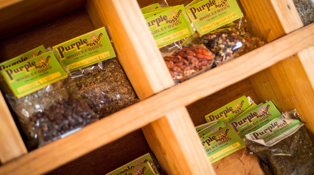 St Marys mostrando compras y comida