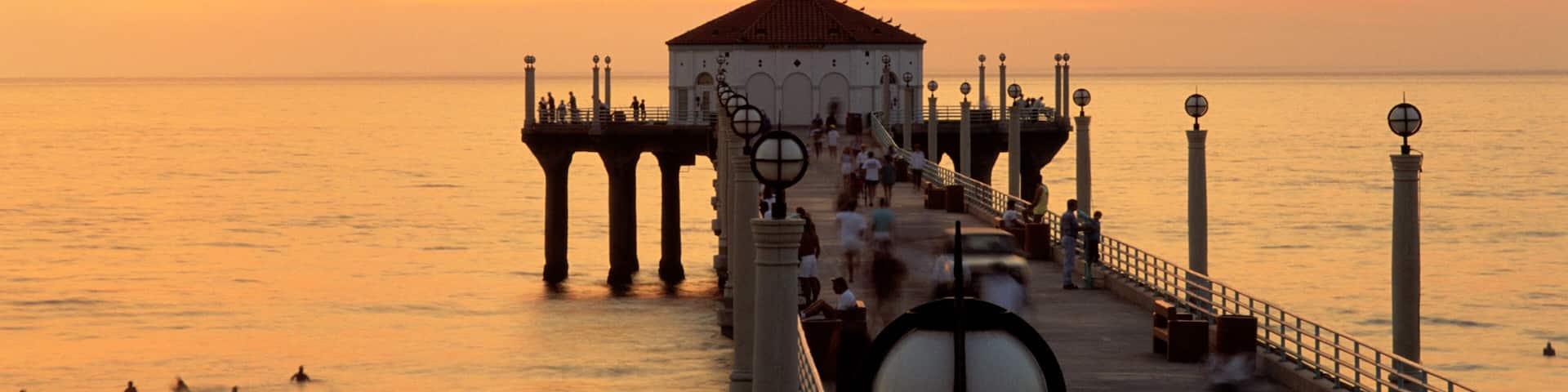 Manhattan Beach Pier in California