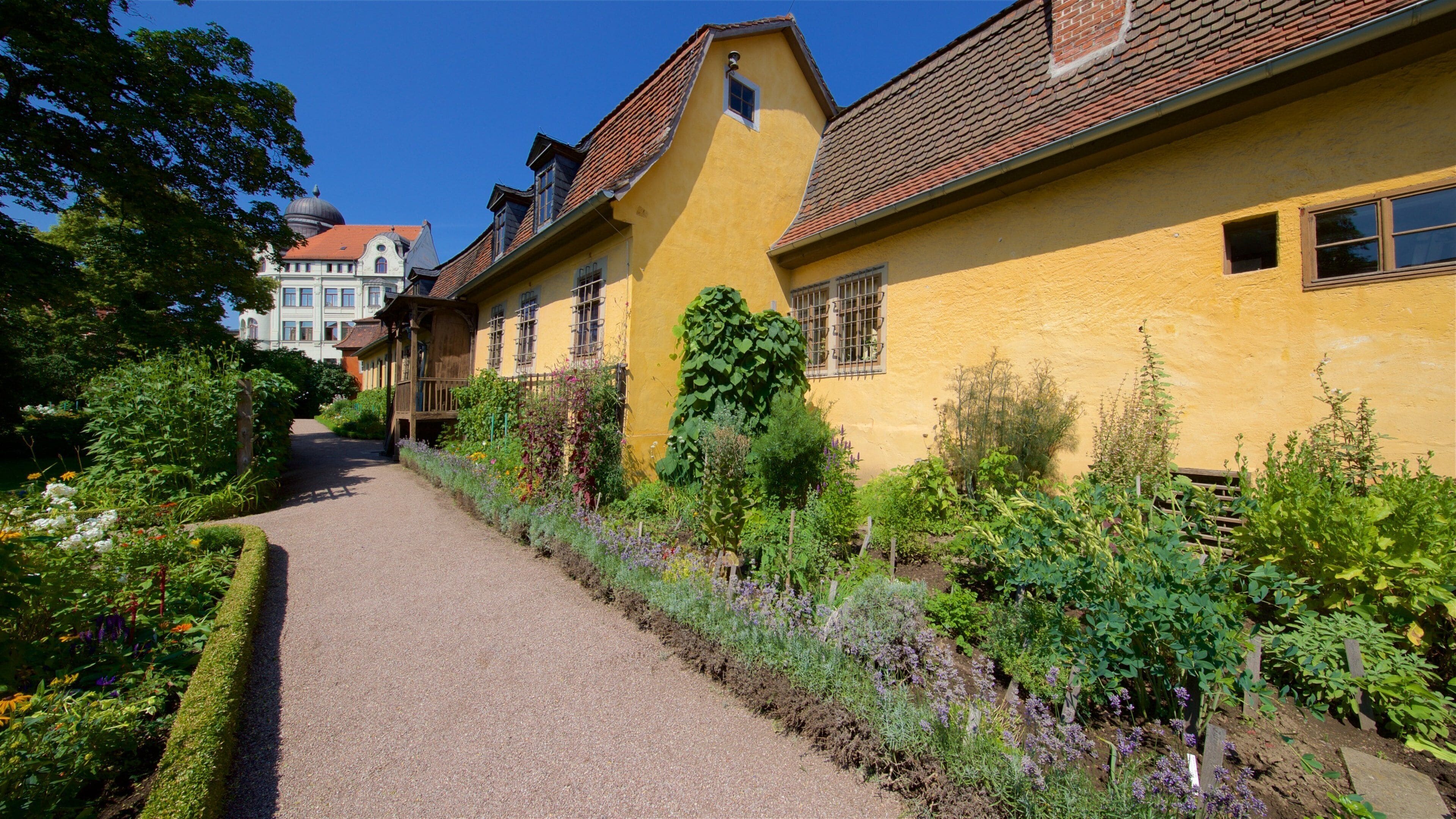 Frankfurt som inkluderer park