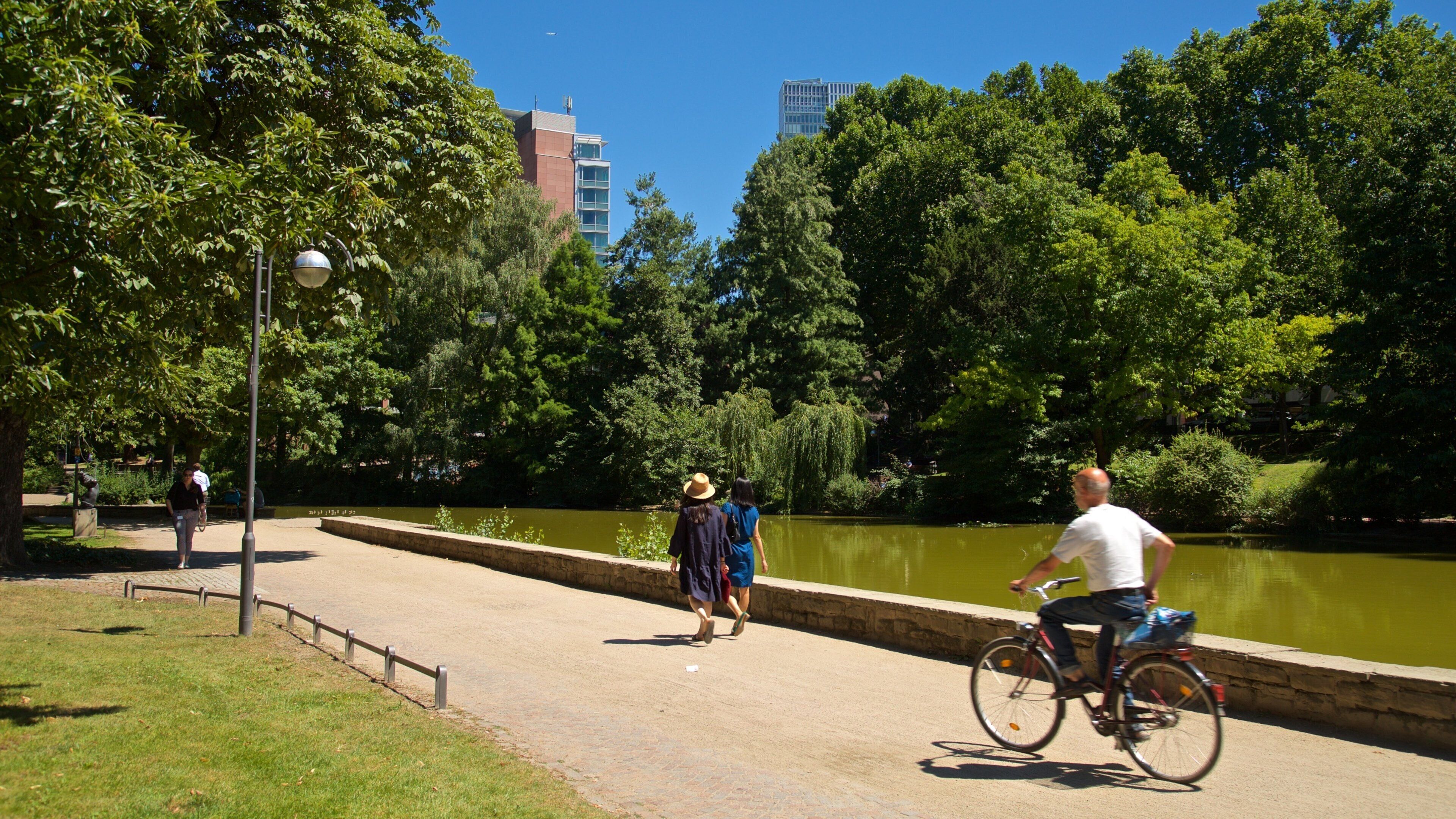 Bockenheim featuring a pond and a park
