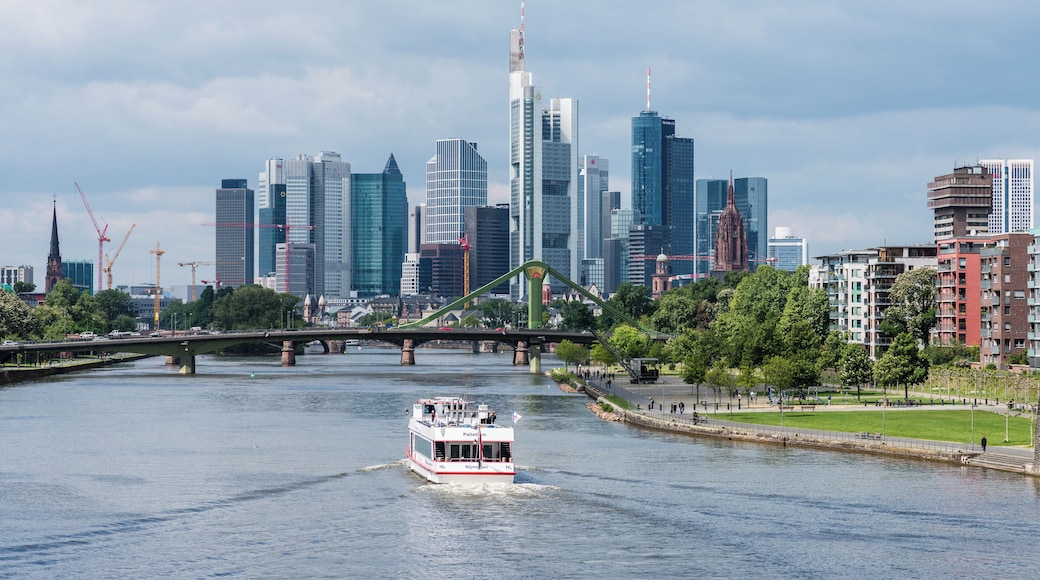 Skyline of Frankfurt/Main, Germany in May 2014.