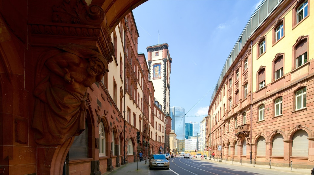 Gamla stadskärnan som visar historiska element