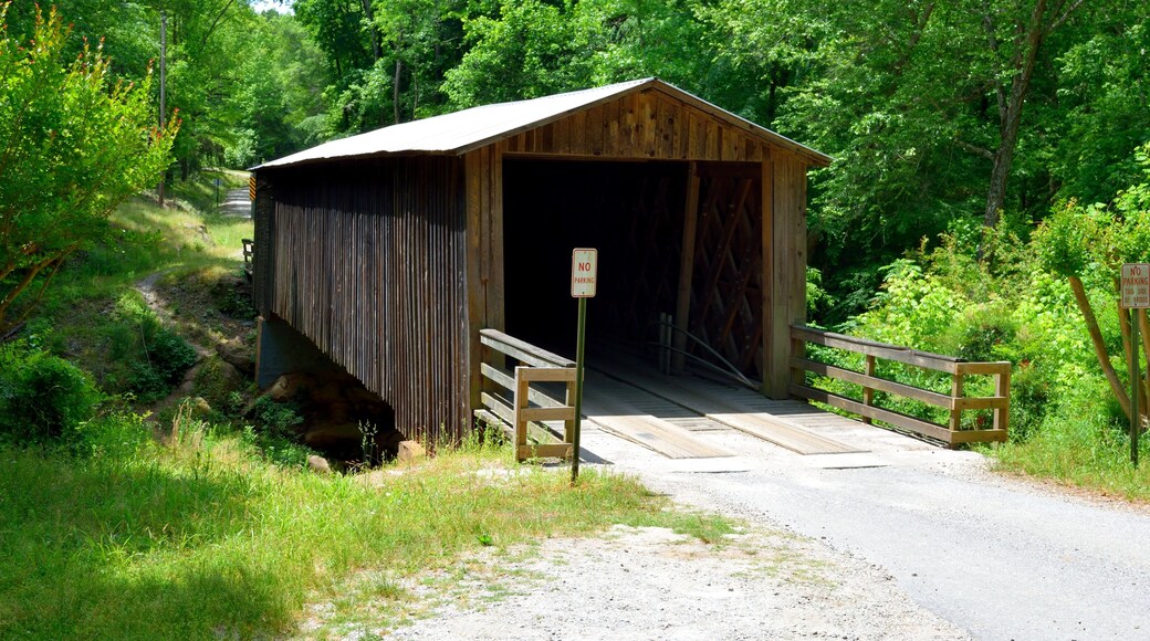 Elder Mill covered bridge at Watkinsville, Georgia built 1897