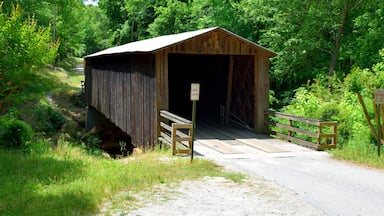 Elder Mill covered bridge at Watkinsville, Georgia built 1897
