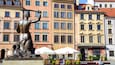 La Sirène de Varsovie montrant statue ou sculpture et patrimoine historique