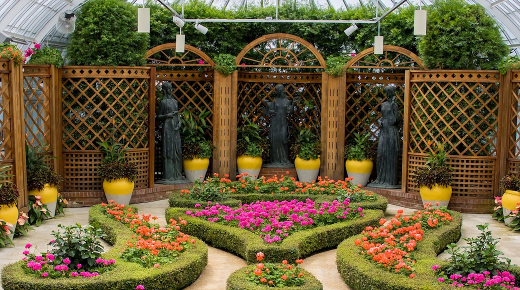 Phipps Conservatory and Botanical Gardens decoration in Pittsburgh, Pennsylvania.