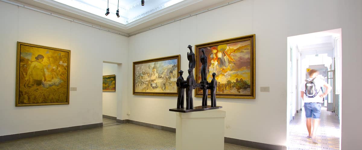 Museum of Fine Arts featuring art and interior views