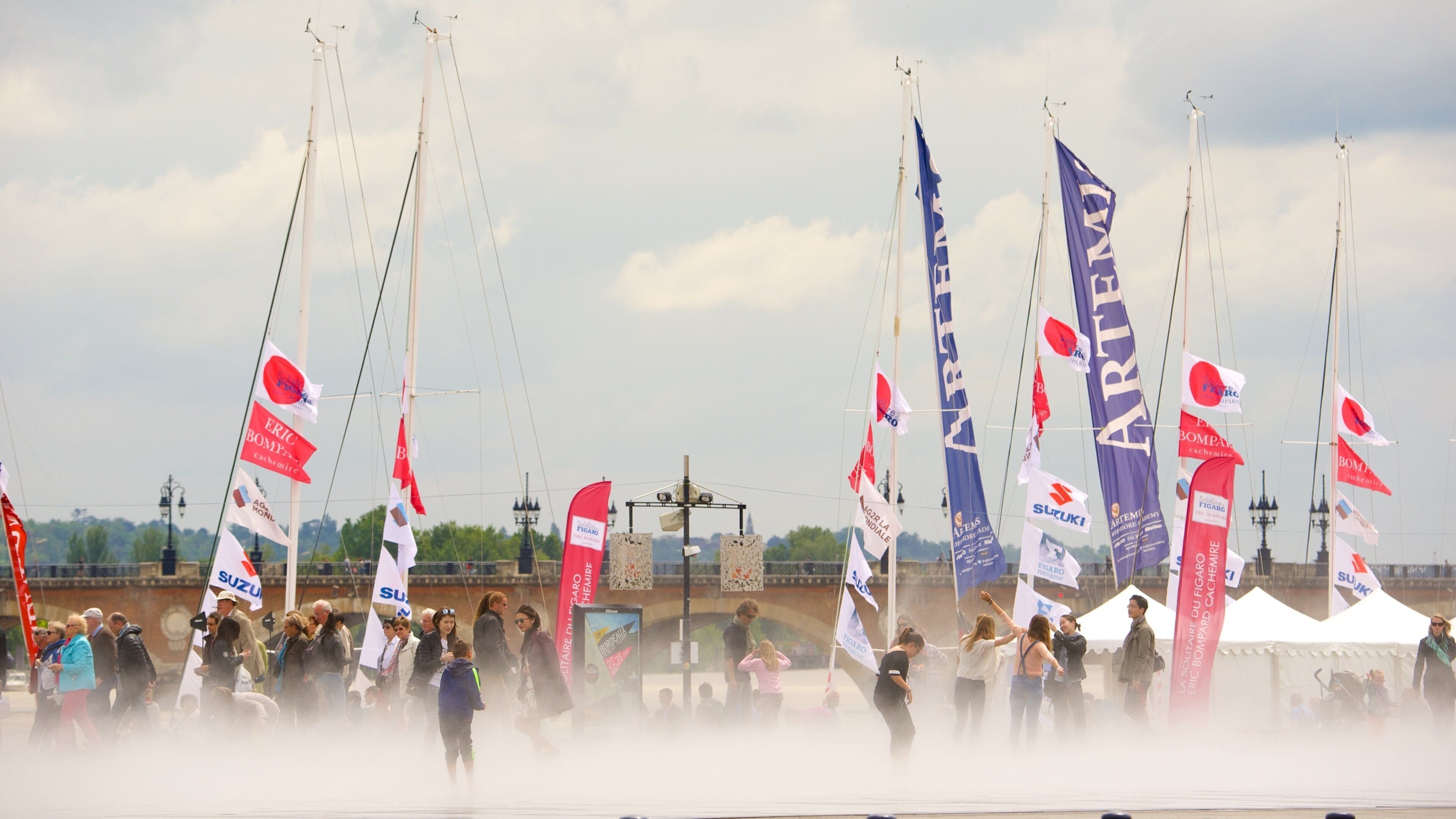 Bordeaux som viser fjell