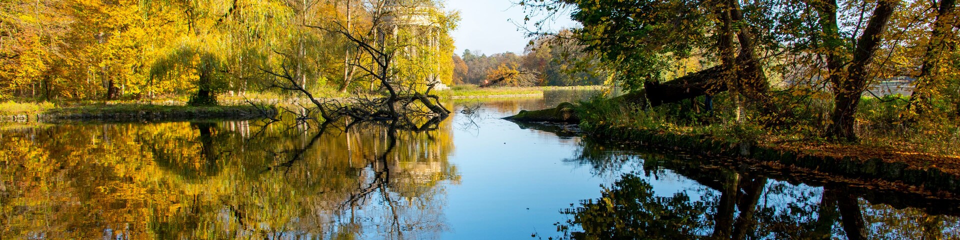 Badenburger Lake in Nymphenburg Park - Germany