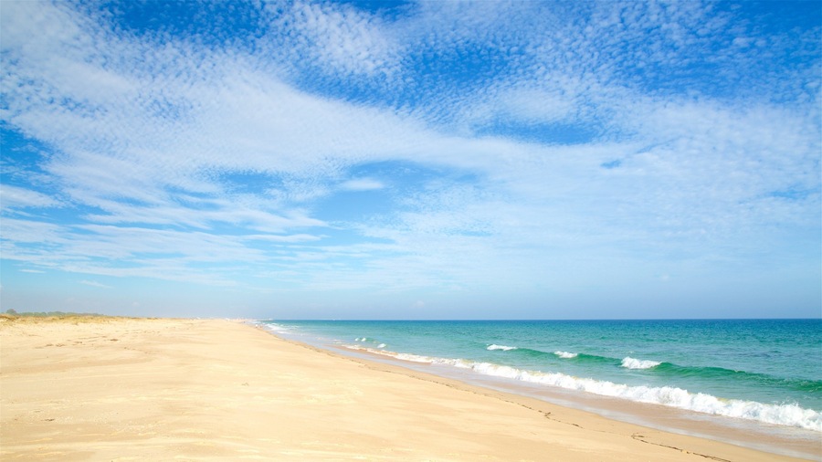 Terra Estreita strand fasiliteter samt sandstrand og kyst