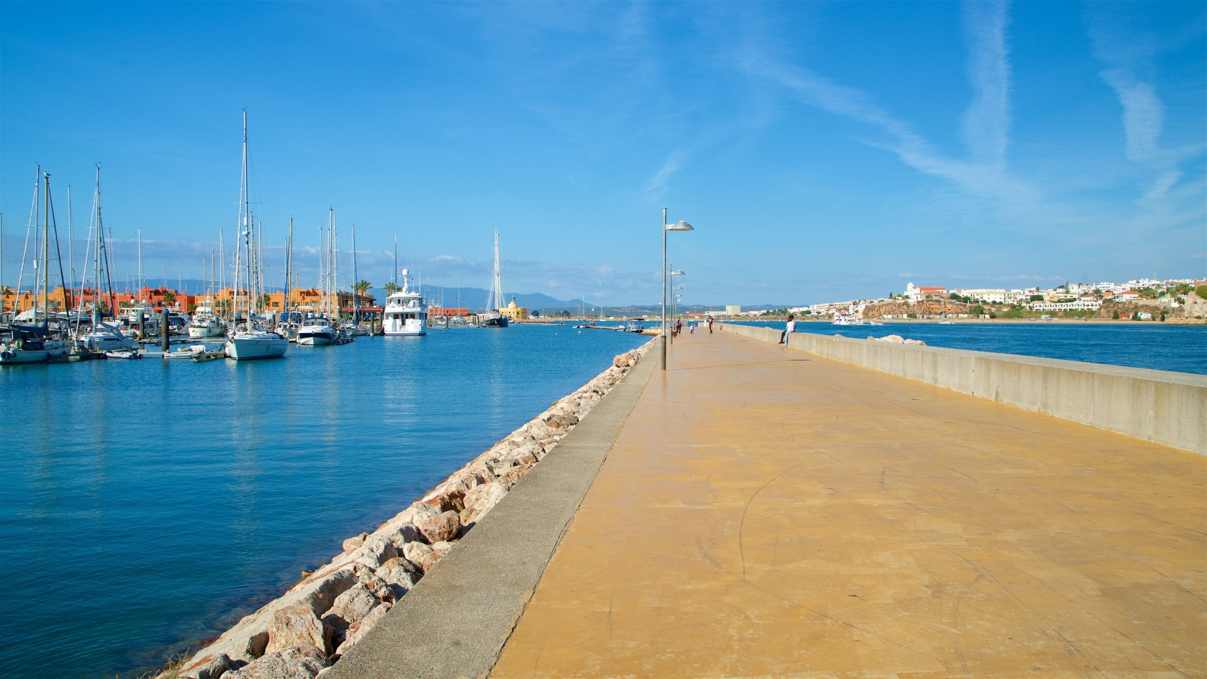 Portimão Marina showing a bay or harbor