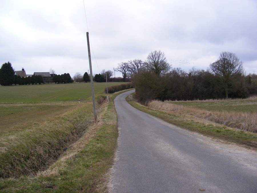 Road to Bruisyard Near to Shelleys Lodge