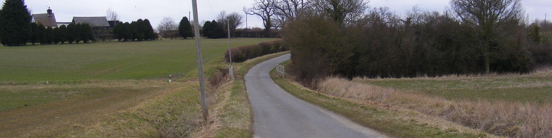 Road to Bruisyard Near to Shelleys Lodge