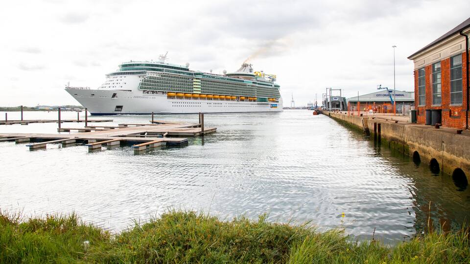 Southampton Cruise Terminal which includes a marina and cruising