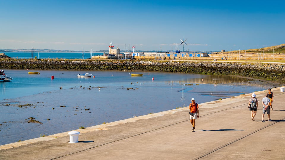 Howth featuring general coastal views and a bay or harbor