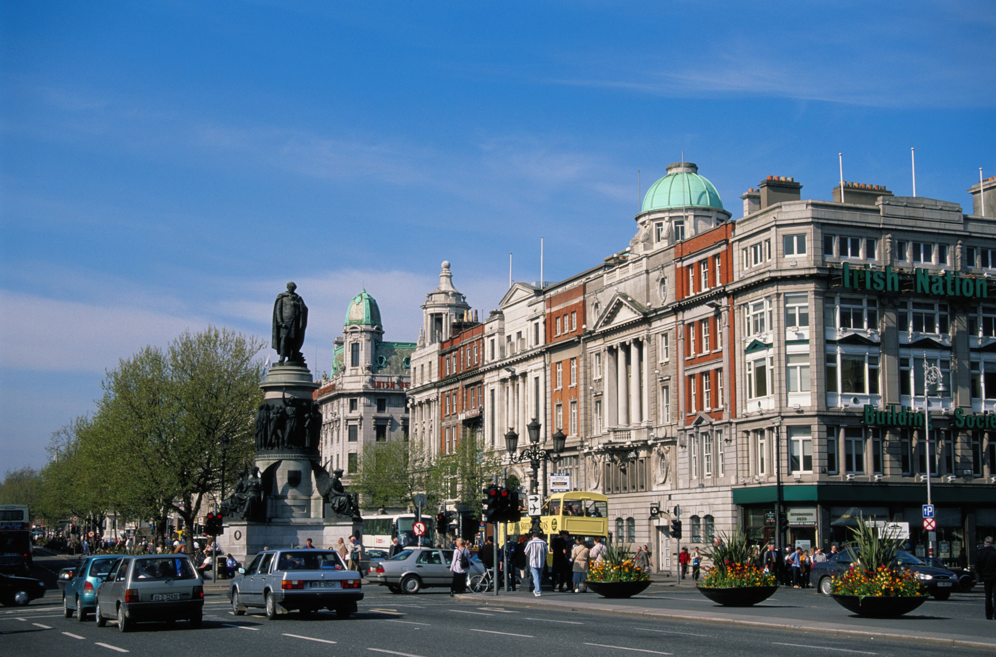 View From O'Connell Bridge in Dublin, Ireland