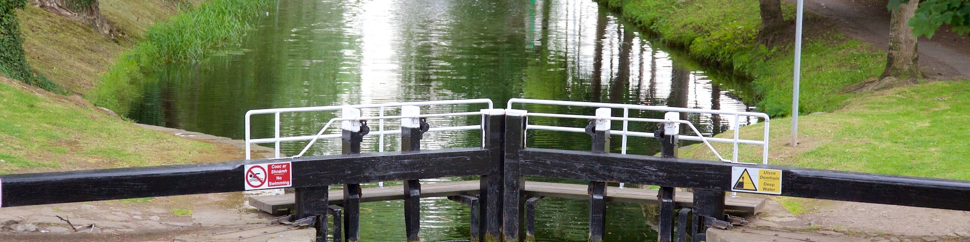 Grand Canal featuring a river or creek and a park