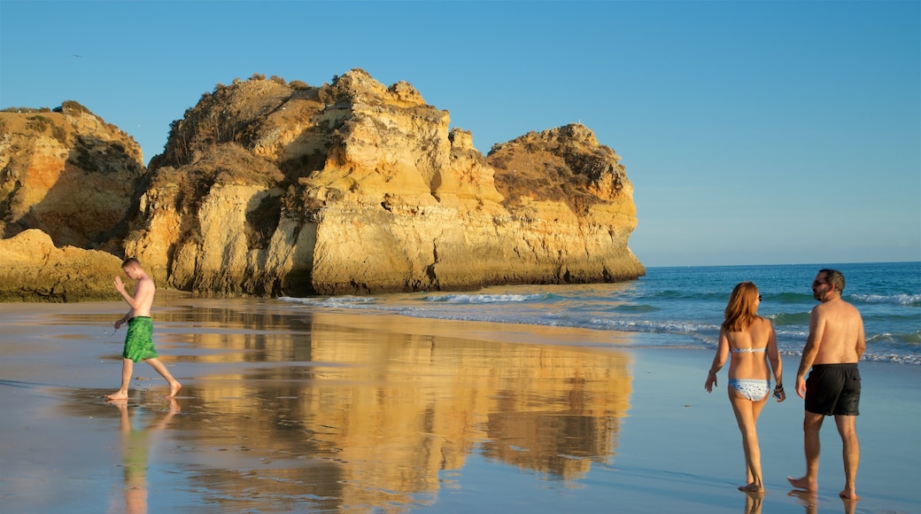 Tres Irmaos Beach featuring a beach, general coastal views and rocky coastline