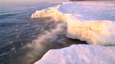 Lake Ontario Shoreline, Darlington Provincial Park, Ontario, Canada