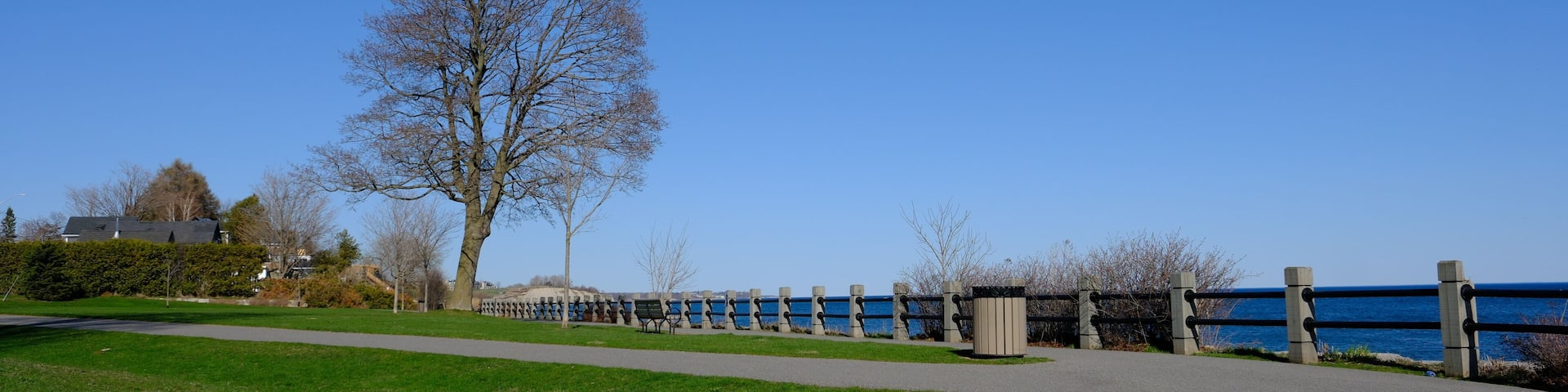 Port Darlington East Beach Park in Bowmanville overlooking Lake Ontario