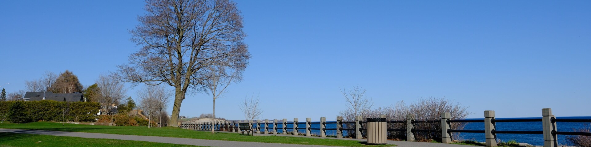 Port Darlington East Beach Park in Bowmanville overlooking Lake Ontario