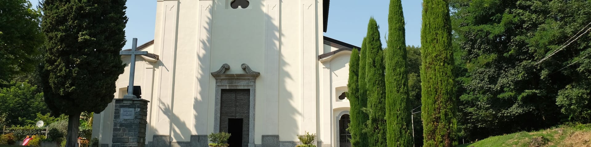 Il santuario di San Giuseppe di Somazzo a Uggiate Trevano, in provincia di Como.