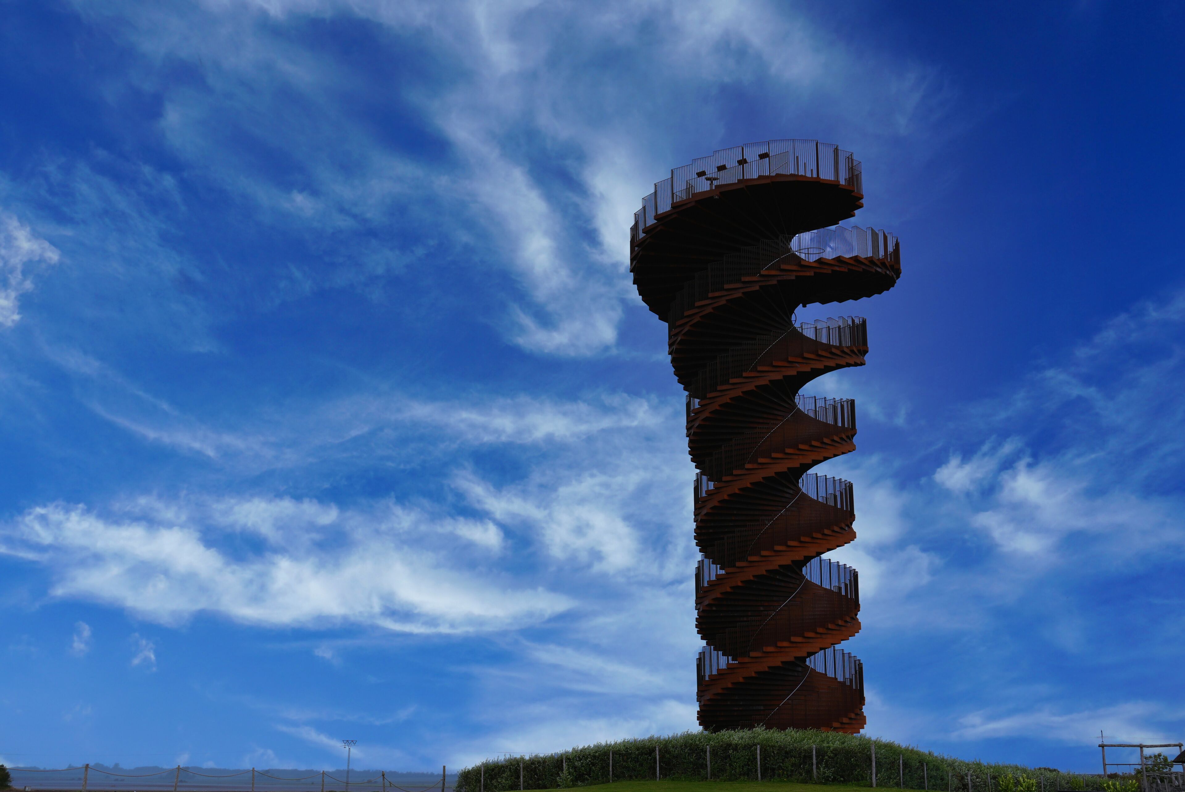 Blick auf den Marsk Tower in Skærbæk in Dänemark