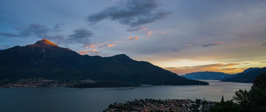 Comer See Panorama,Italien Lombardei