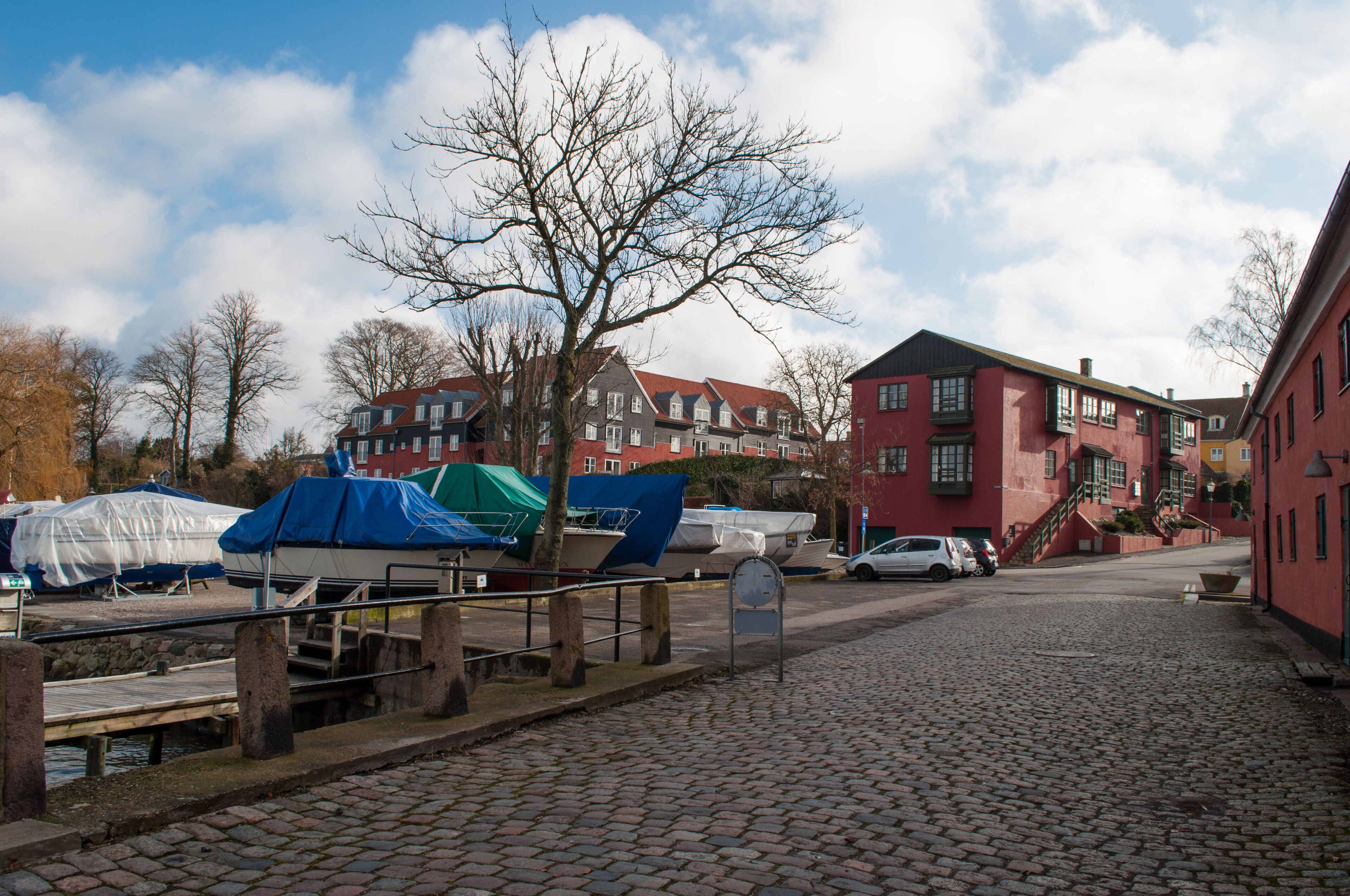 Praestoe harbor in Denmark