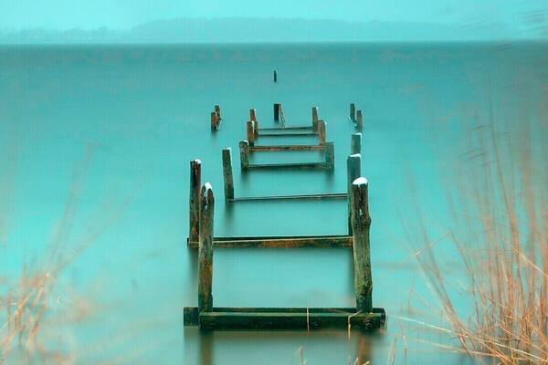 If there is one thing I have learned over the years taking pictures, then it would be that there is always an image to be shot - no matter what the conditions are.
I went out today in an awful, awful weather with the intent that I would try some long exposure with the LEE Big Stopper filter which I have recently purchased.
While I got pounded by heavy, wet snow, I got this image with an exposure time over 5 minutes and it was exactly what I had in mind - actually, I think that it is one of the best images I have ever shot.