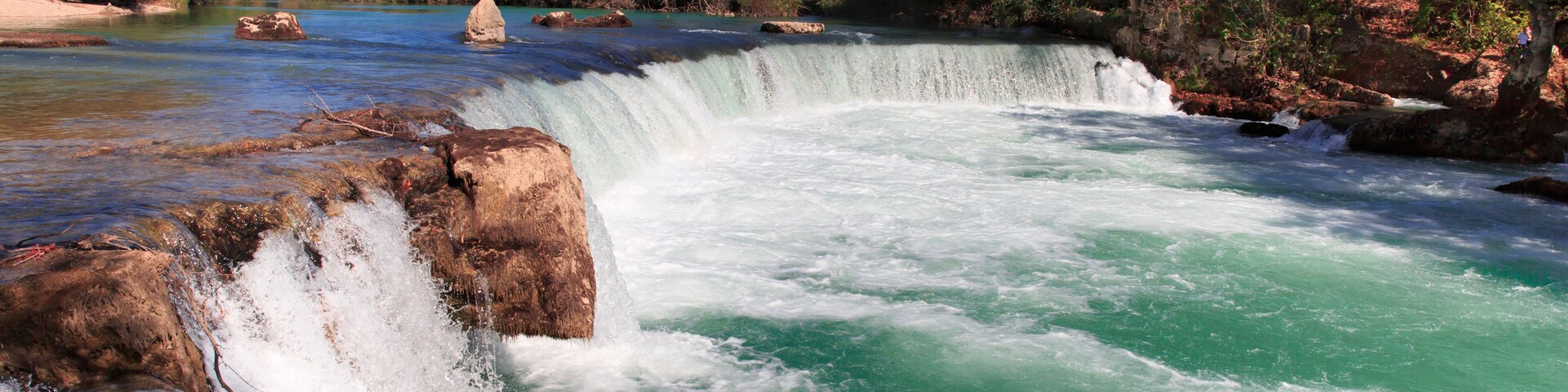 Amazing view of Manavgat waterfall in Turkey