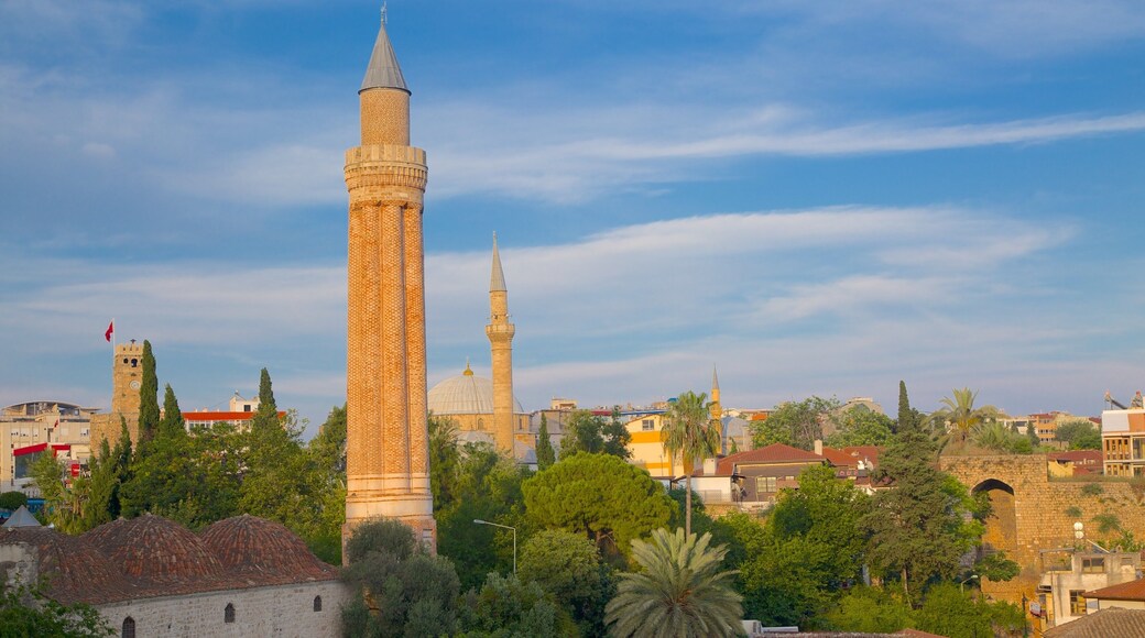 Antalya City Centre which includes a city, a sunset and heritage architecture