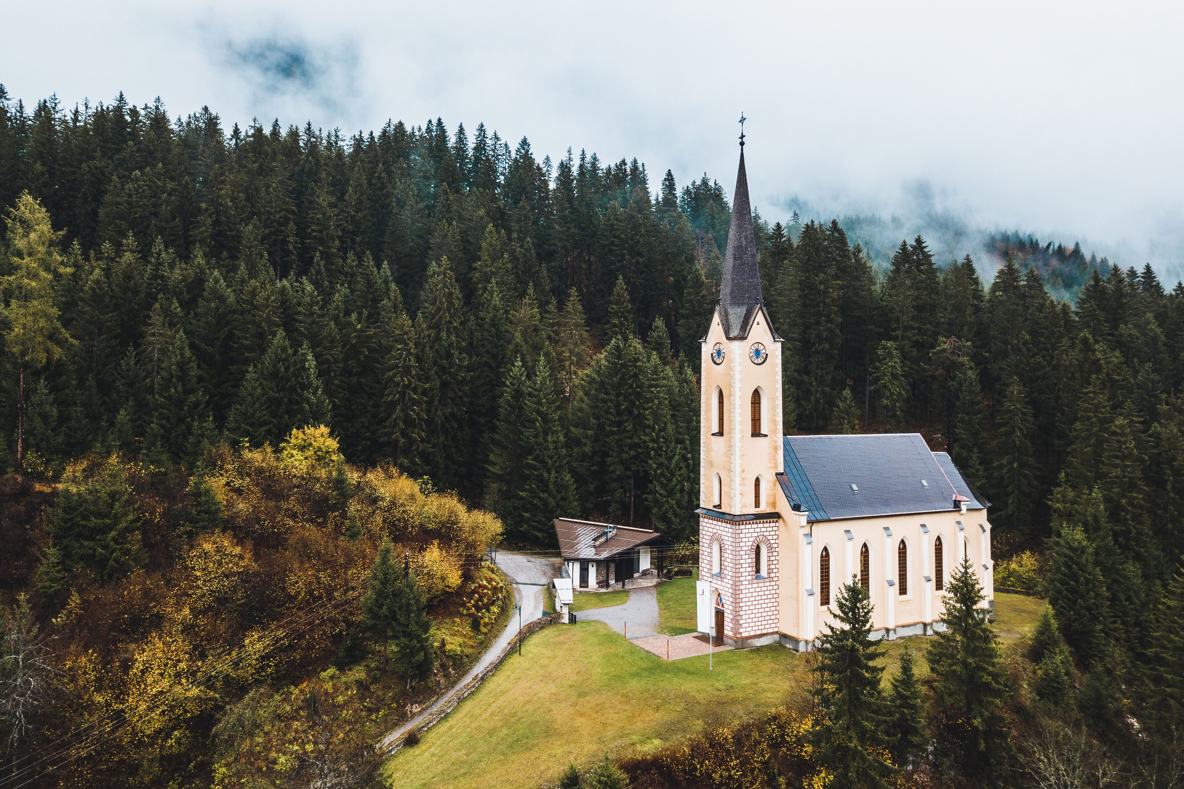 Weissbriach Protestant Church in Austria