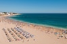 stunning beach in Albufeira during summer (Algarve region), Portugal