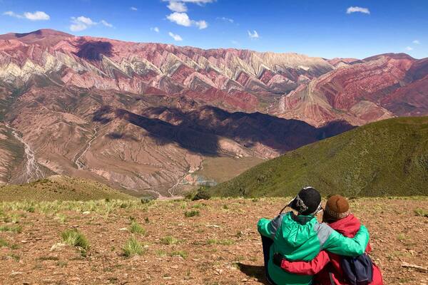 The beautiful 14 colours mountain