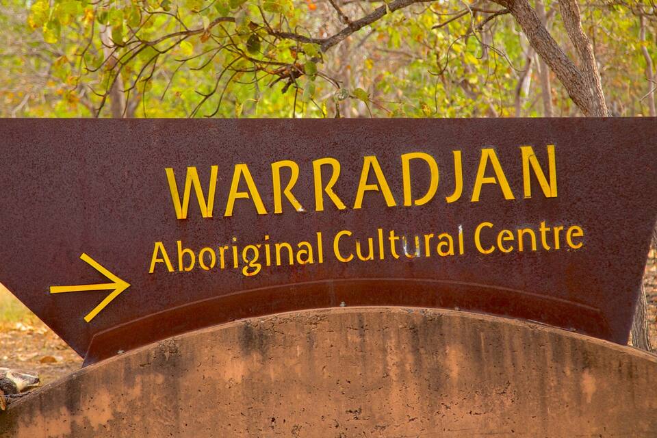 Señal para el Centro Cultural Aborigen Warradjan.