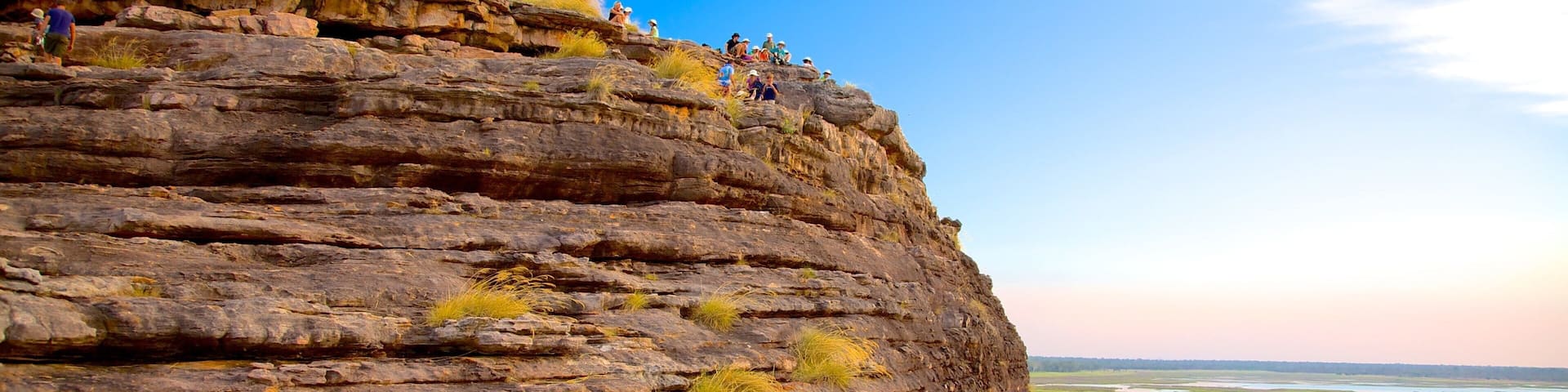 Ubirr featuring a sunset