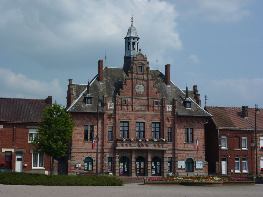 Mortagne-du-Nord (Nord, Fr) la mairie