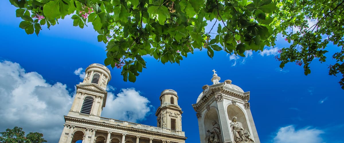 Church of Saint Sulpice in Paris, France; Shutterstock ID 210789166; Purchase Order: -