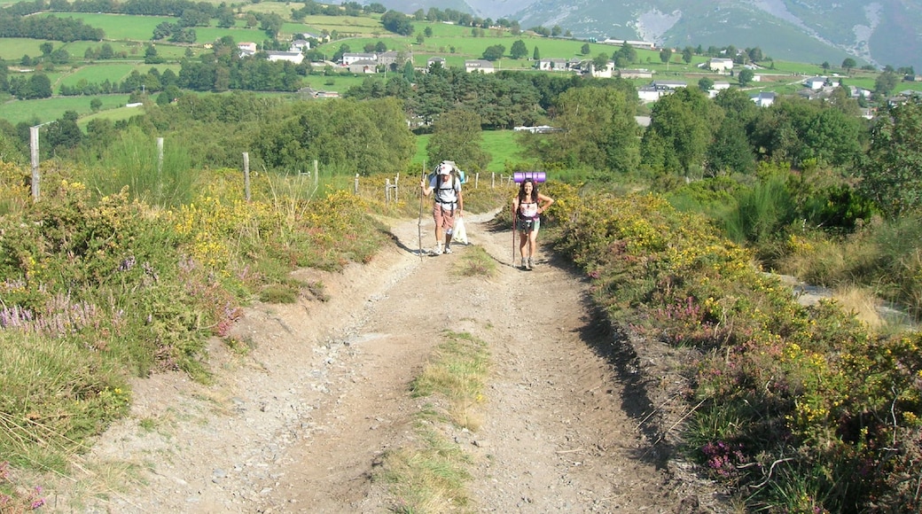 Saliendo de Berducedo hacia La Mesa.