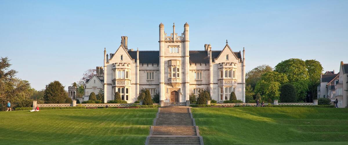 Ingress Abbey, the focal point of the Ingress Park development in Greenhithe, Kent, England.