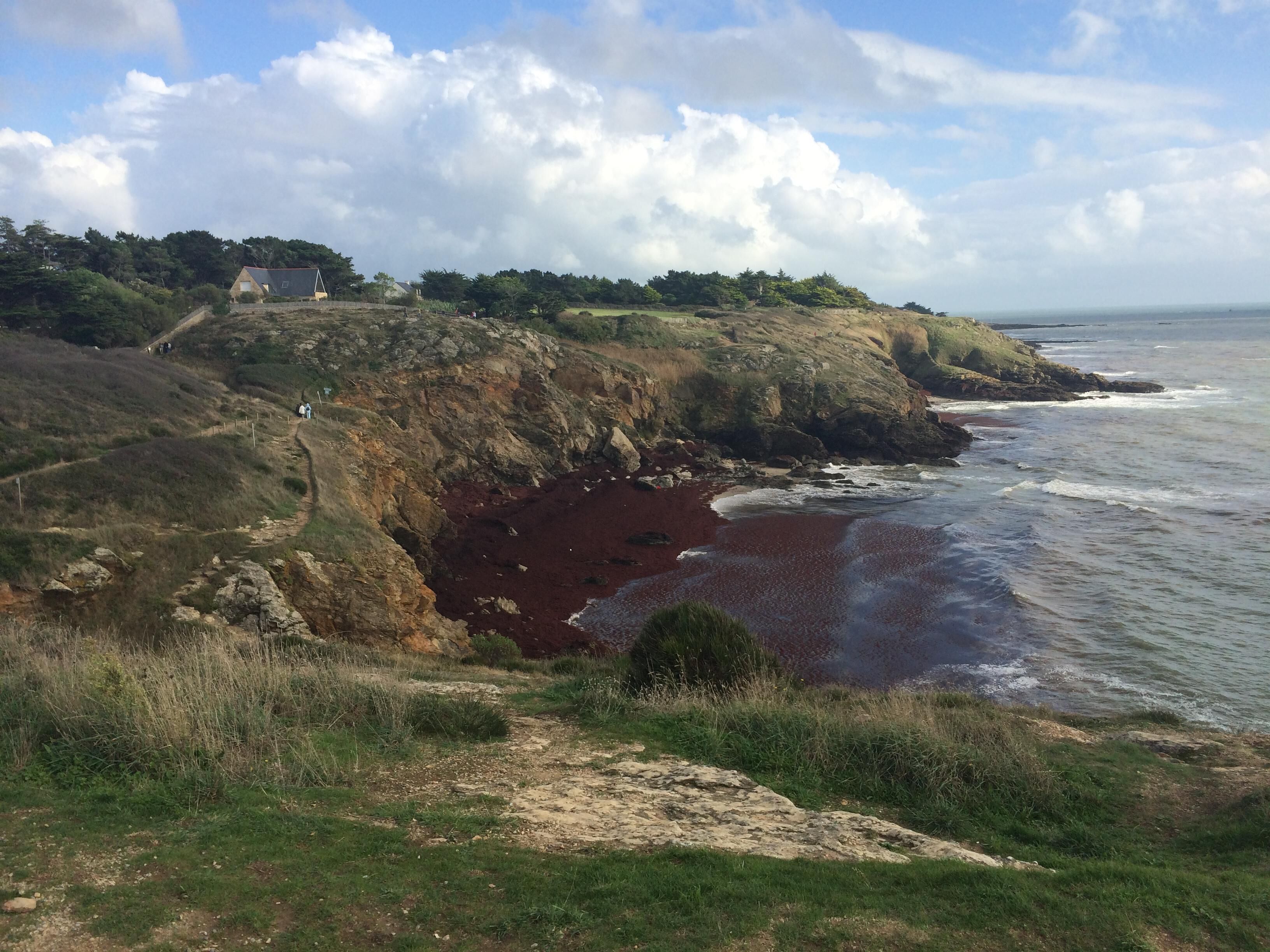 Vue de la falaise depuis le Grand Mont