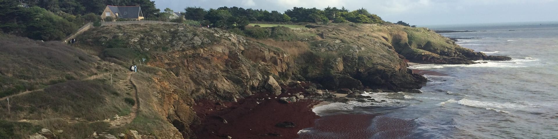 Vue de la falaise depuis le Grand Mont