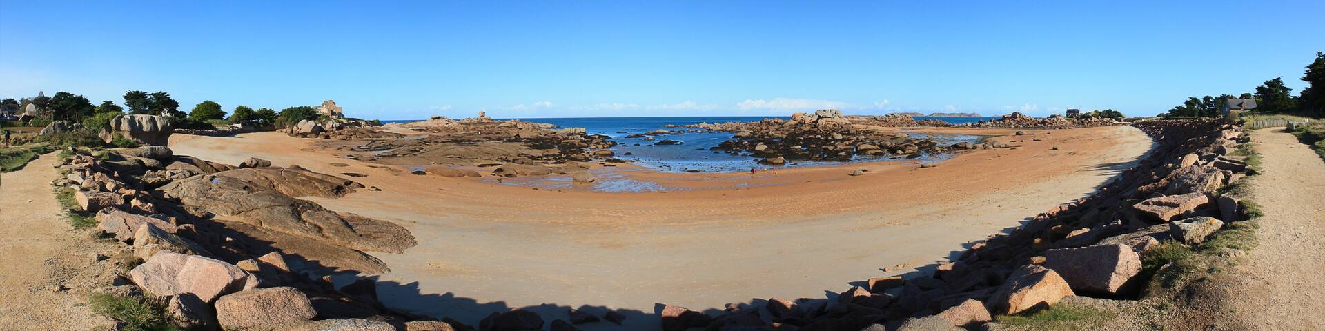 Beautiful beach panorama