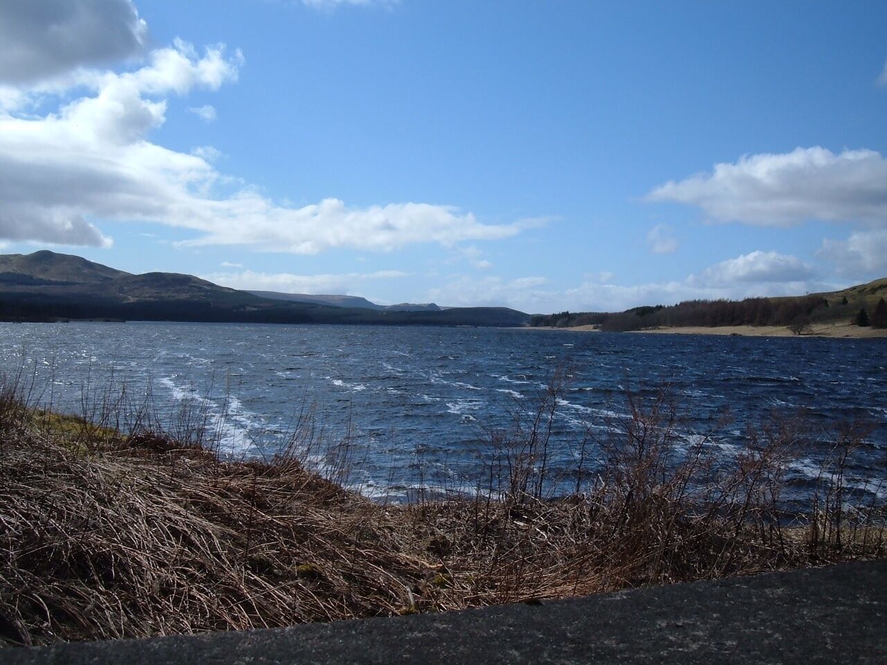 Carron reservoir & Fintry hills