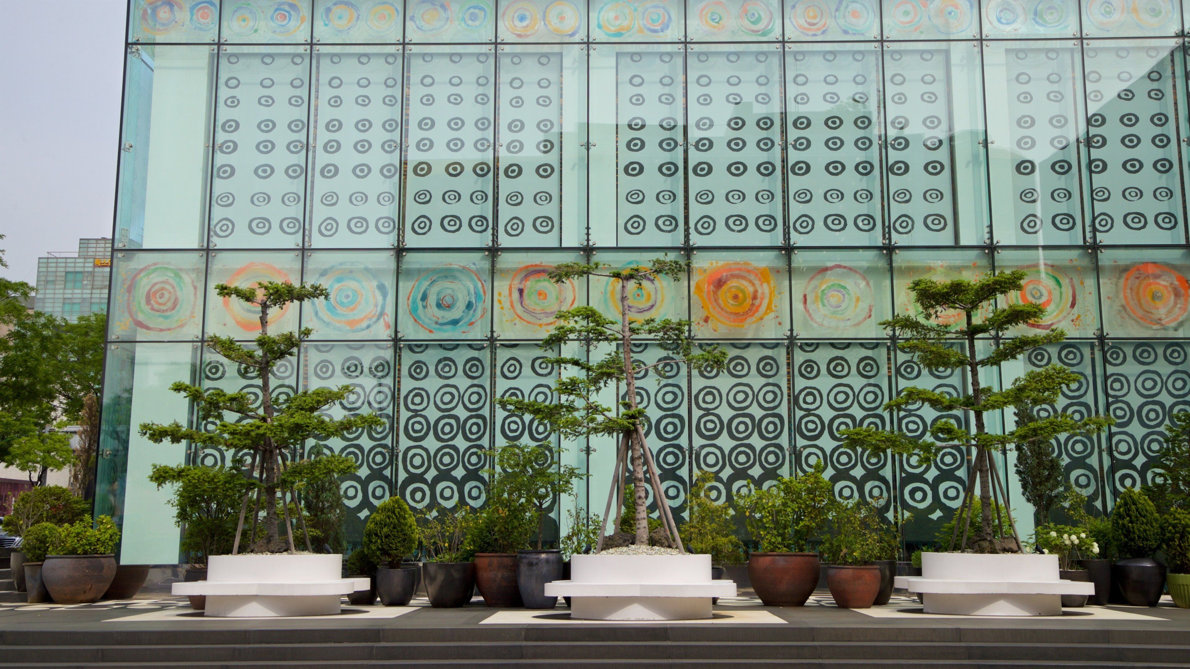 Apgujeong Rodeo Street showing modern architecture