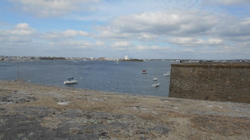 View from Port-Louis Fortress, now a museum dedicated to the Compagnie des Indes.
