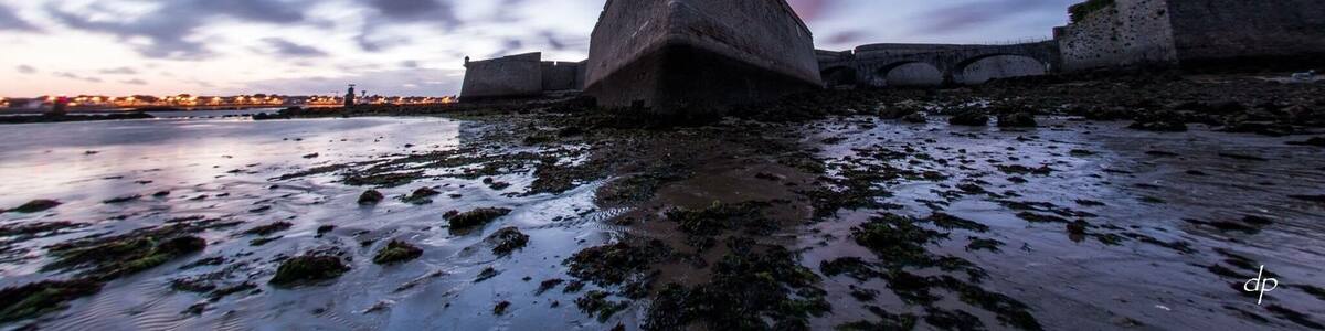 Citadel of Port Louis is like a ship waiting for the tide to go to sea !